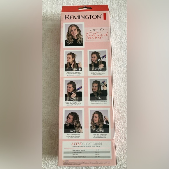 Remington Teardrop Barrel Curling Wand - Picture 3 of 4